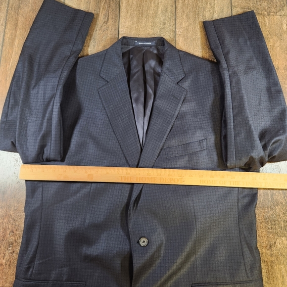 Loro Piano Super 130's Cremieux Blazer Men 44L Blue Grid Check Sport Coat Jacket - Picture 7 of 10